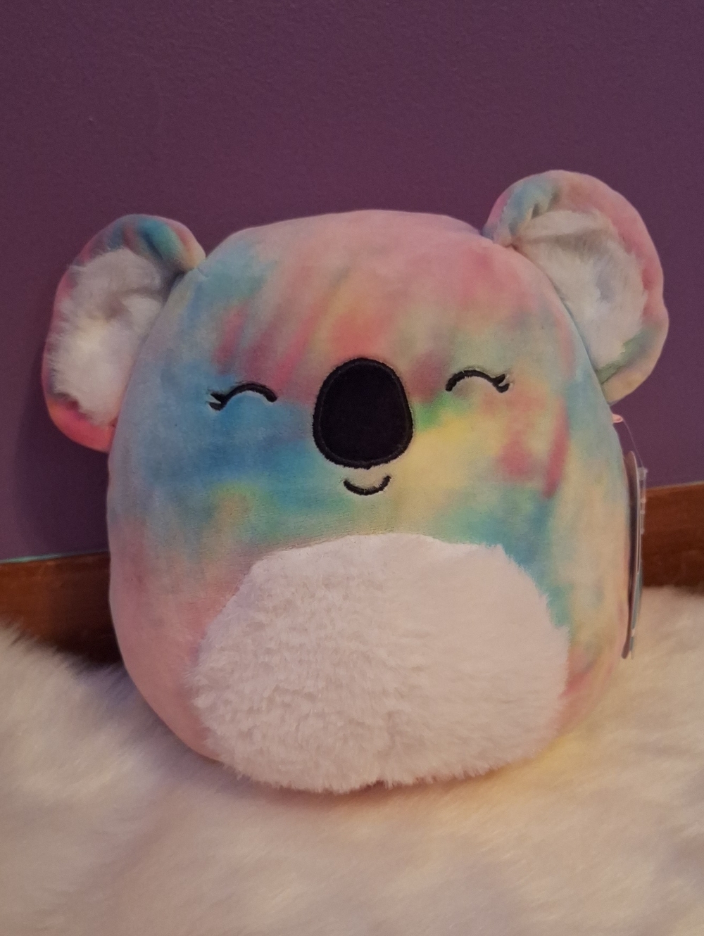 Squishmallows Pastel Rainbow Koala Katya Plush - NWT